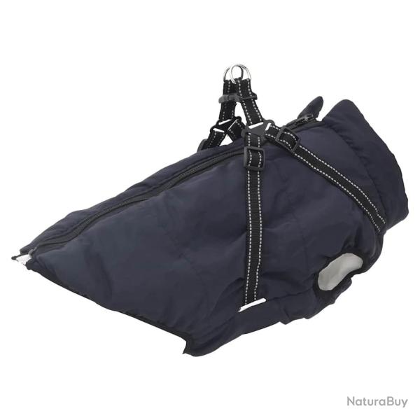 Manteau pour chiens avec harnais imperm�able r�fl�chissant L48