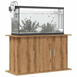 Support d'aquarium ch&ecirc;ne artisanal 101x41x58 cm bois ing&eacute;nierie