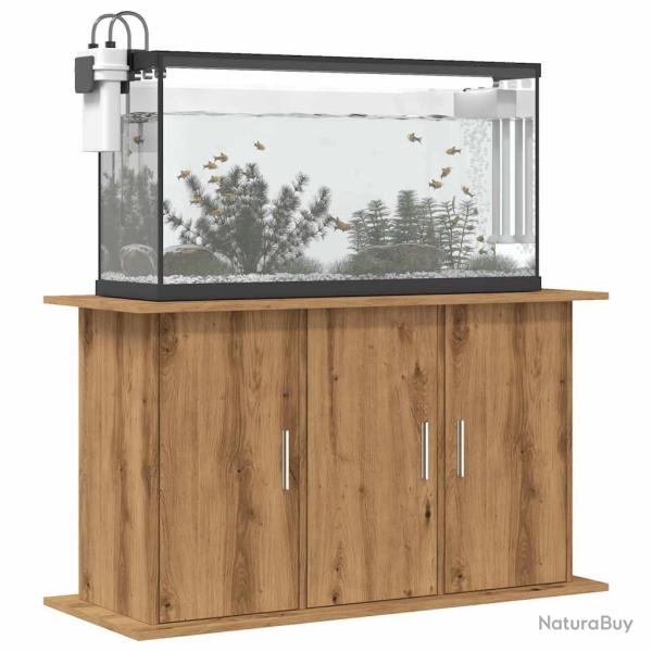 Support d'aquarium ch�ne artisanal 101x41x58 cm bois ing�nierie