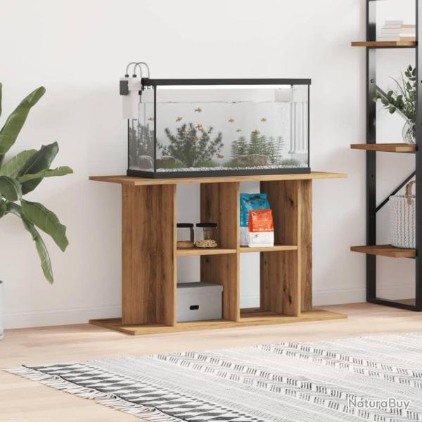 Support d'aquarium ch�ne artisanal 100x40x60 cm bois ing�nierie