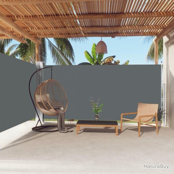 Auvent lat�ral r�tractable Anthracite 180x600 cm