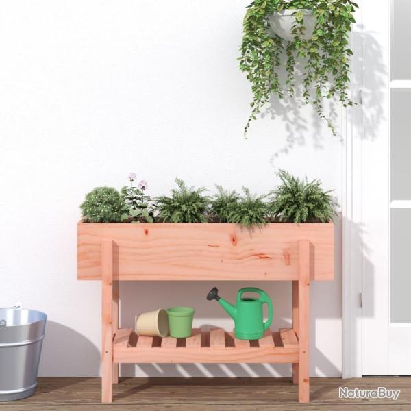 Lit sur�lev� de jardin 101x30x69 cm bois douglas massif