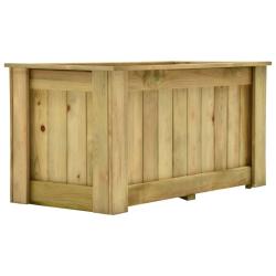 Jardini&egrave;re sur&eacute;lev&eacute;e 100x50x50 cm Bois de pin impr&eacute;gn&eacute;
