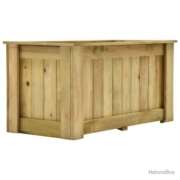 Jardini�re sur�lev�e 100x50x50 cm Bois de pin impr�gn�