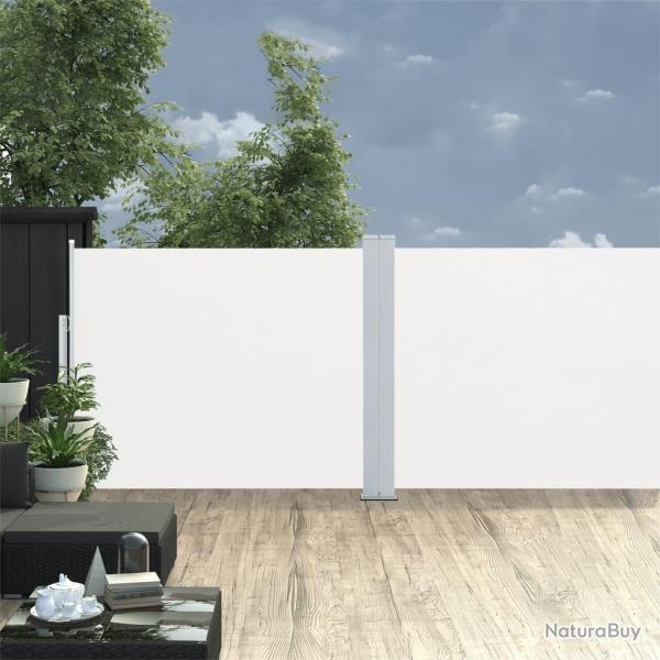 Auvent lat�ral r�tractable Cr�me 140 x 1000 cm