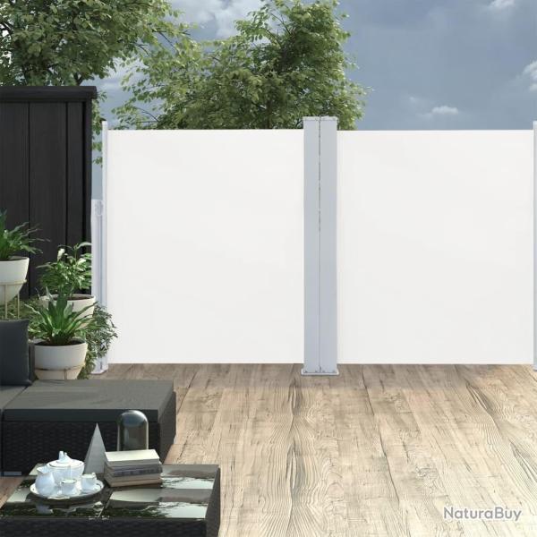 Auvent lat�ral r�tractable Cr�me 140 x 600 cm