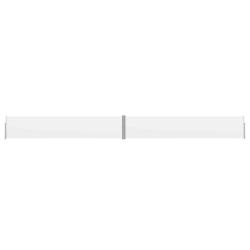 Auvent lat&eacute;ral r&eacute;tractable de patio 140x1200 cm Cr&egrave;me