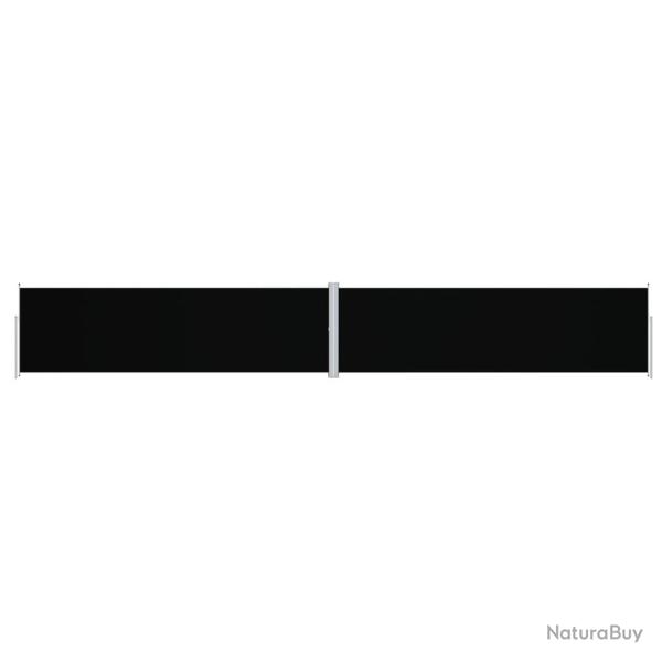 Auvent latral rtractable Noir 180x1200 cm