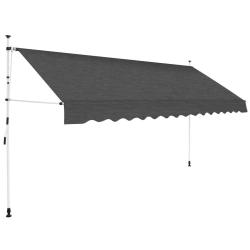 Auvent manuel r&eacute;tractable 350 cm Anthracite