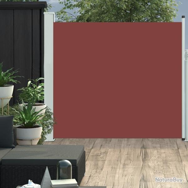 Auvent lat�ral r�tractable de patio 170x300 cm Marron
