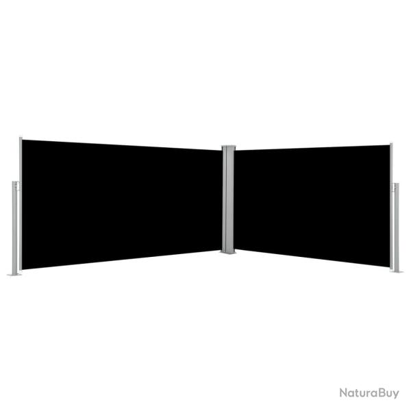 Auvent latral rtractable Noir 160 x 600 cm