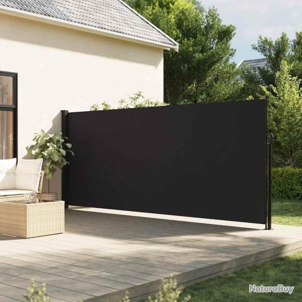 Auvent lat�ral r�tractable noir 160x300 cm