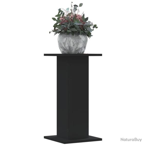 Supports pour plantes 2 pcs noir 30x30x60 cm bois d'ingnierie