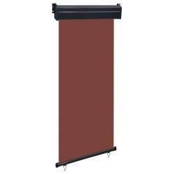 Auvent lat&eacute;ral de balcon 85x250 cm Marron