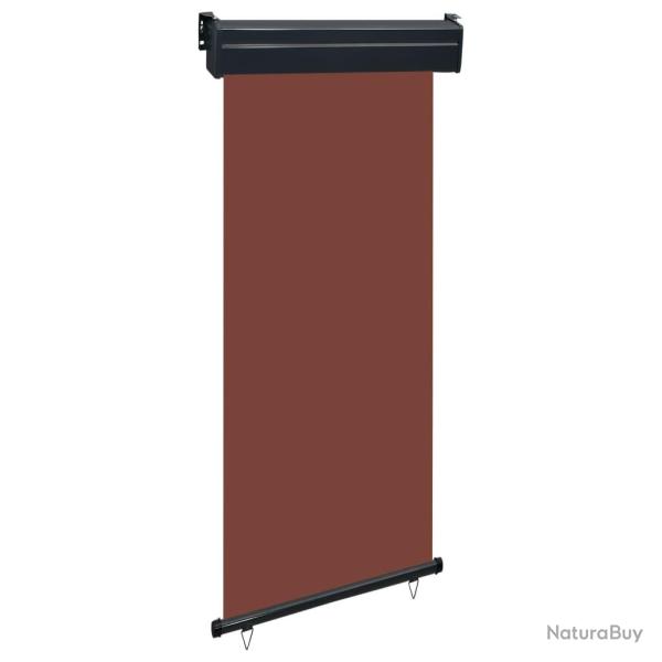 Auvent lat�ral de balcon 85x250 cm Marron