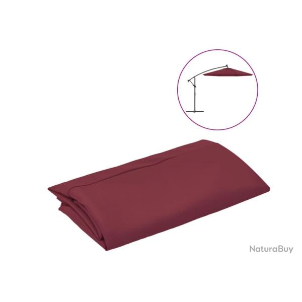 Toile de rechange parasol d�port� 300 cm Rouge Bordeaux une envie de renouveau protection solaire