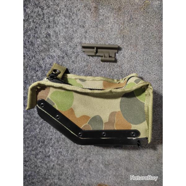 Housse porte bande mitrailleuse belge minimi