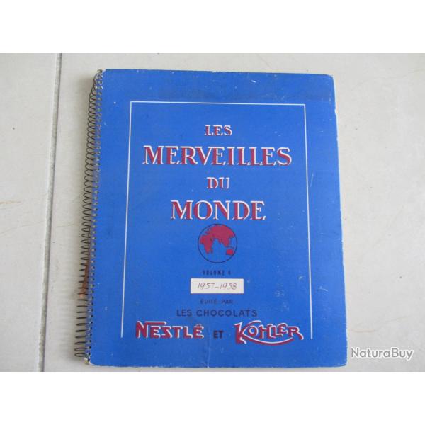 Album les merveilles du monde 1957-1958