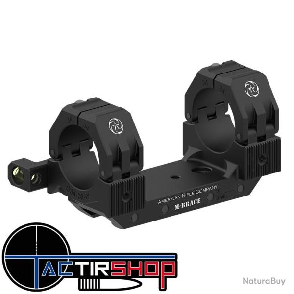 Montage Monobloc Amrican Rifle Company M-Brace Mount 34mm 20moa Hauteur 38mm