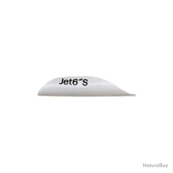 JET6 - Plumes Profil S (x50) BLANC GAUCHER (LH)