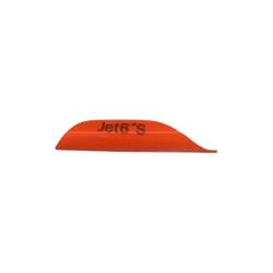 JET6 - Plumes Profil S (x50) ORANGE DROITIER (RH)