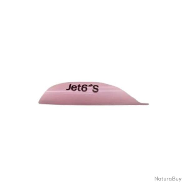 JET6 - Plumes Profil S (x50) ROSE DROITIER (RH)