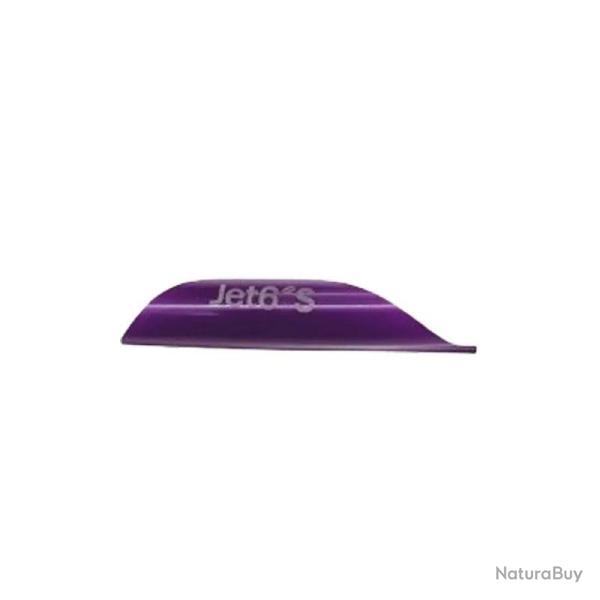JET6 - Plumes Profil S (x50) GAUCHER (LH) VIOLET