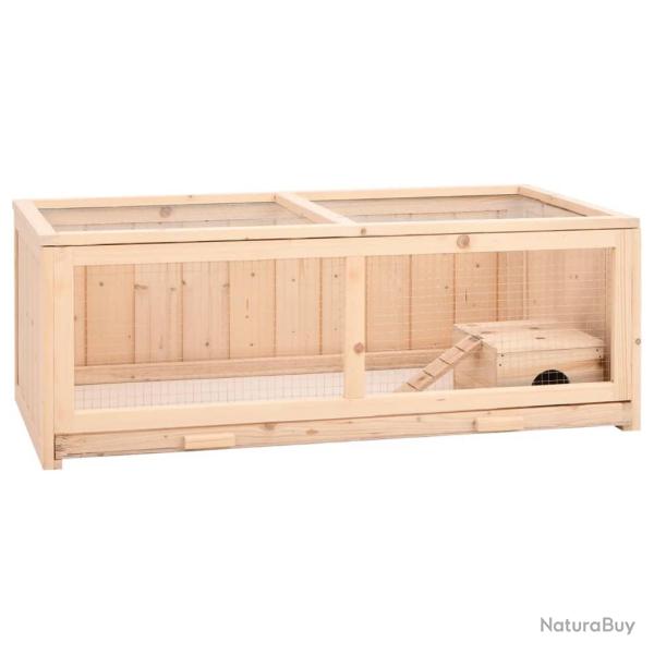 Cage � hamster 104 x 52 x 38 cm bois massif de sapin marron 02_0041676