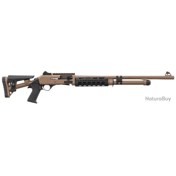 Fusil semi automatique Aksa Arms S4 extreme 24" Tan cal.12/76