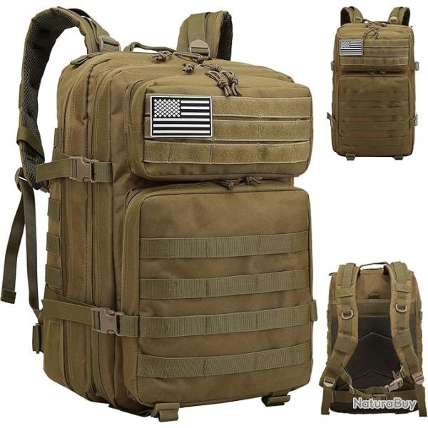 Sac  Dos 45L Tactique Militaire Grand Volume Impermable Randonne Pche Chasse