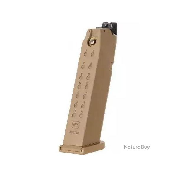 Chargeur Gaz Glock 17 Gen5 24 billes VFC -Tan