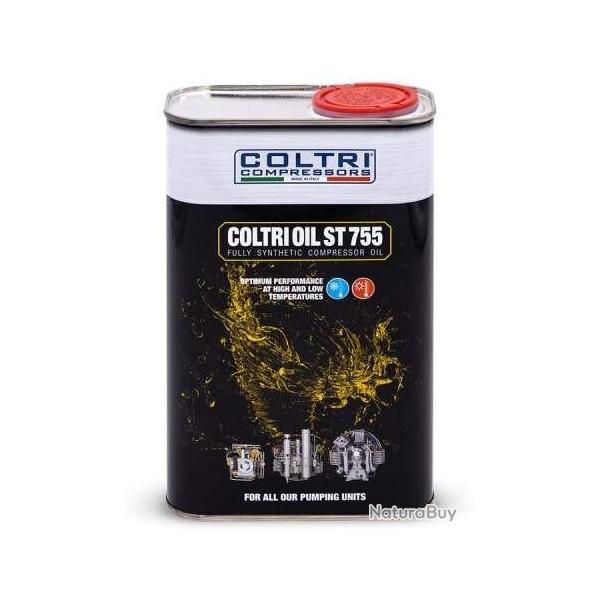 Huile Compresseur Synthetique Coltri ST755 Bloc HP ( Coltri ou Bauer ) 1 Litre