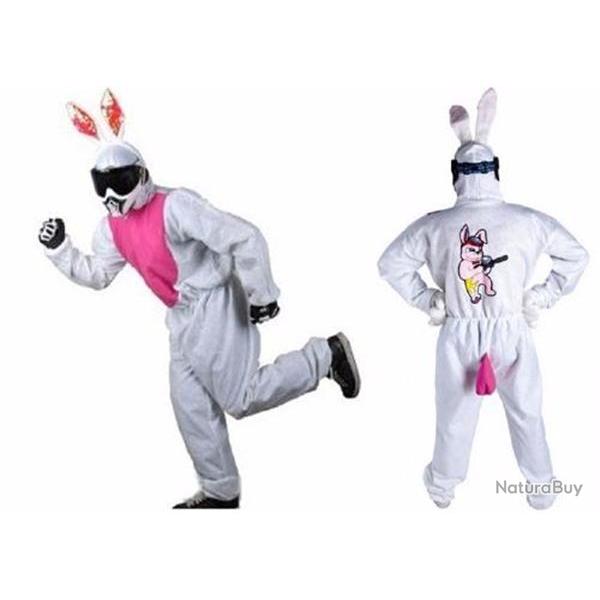 Costume Lapin pour Enterrement Vie Garcon Paintball