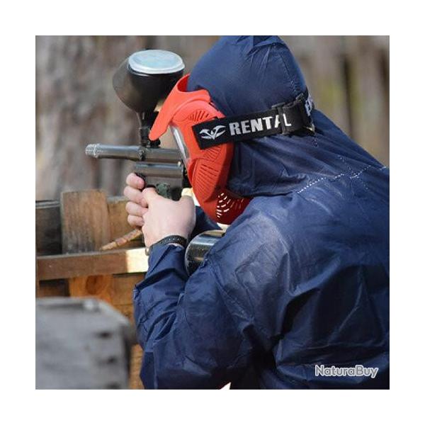 Combinaison papier Jetable � Capuche PLP taille XXL Bleu- Conditionnement 25