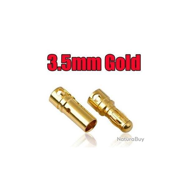 Connecteur A2 3.5 Gold - Pack 4