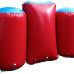 Kit 3 obstacles Loisir - Gellball- Archery- Laser - Rouge Bleu