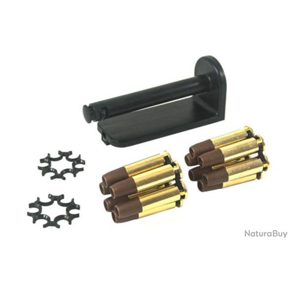 Moon Clip Set pour Dan Wesson 6mm + 12 Douilles