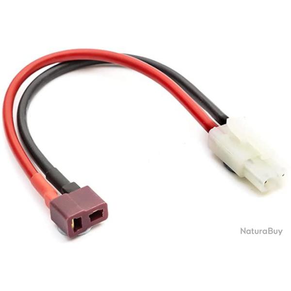 Connectique adaptateur Tamiya Male- T-Plug / Dean Femelle