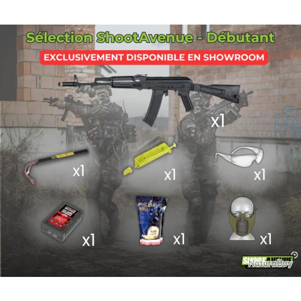 Pack D�butant AK74 AEG Complet - EXCLUSIVEMENT DISPONIBLE EN BOUTIQUE