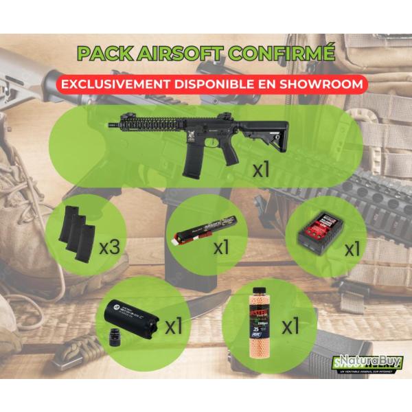 Pack Confirm� M4 AR15 MK18 Bravo Complet - EXCLUSIVEMENT DISPONIBLE EN BOUTIQUE