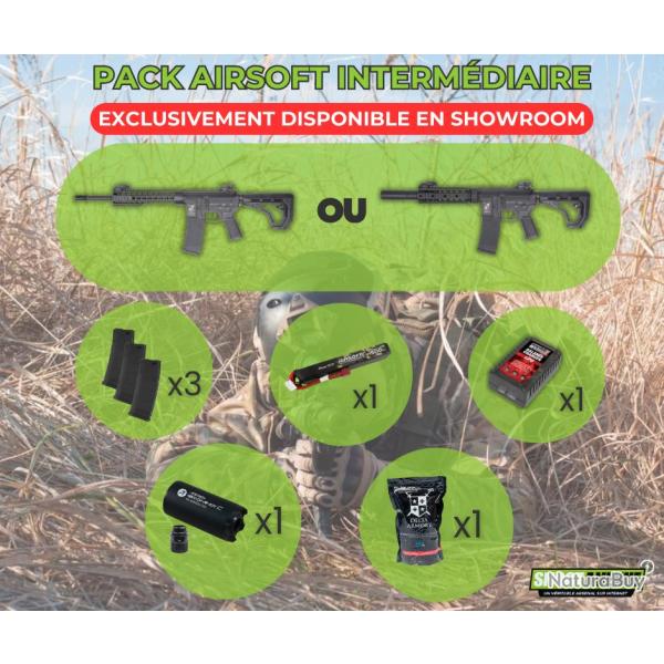 Pack Interm�diaire M4 AR15 Silent OPS 7 ou M4 AR15 Keymod 10 Complet - EXCLUSIVEMENT DISPONIBLE EN B