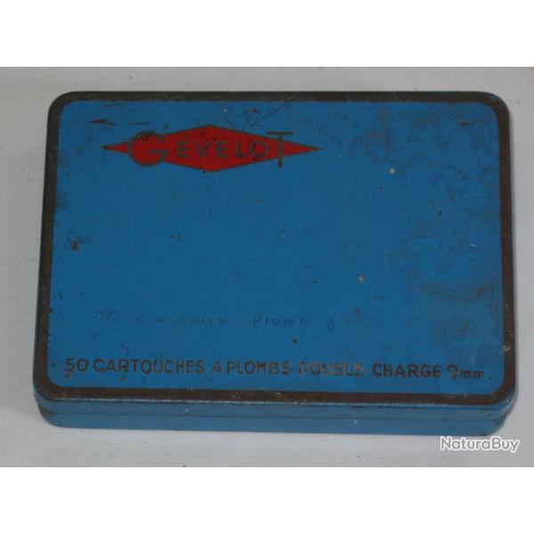 Boite de 12 cartouches ancienne 9mm flobert double charge pour collection