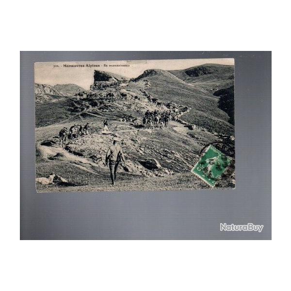 manoeuvres alpines en reconnaissance chasseurs alpins