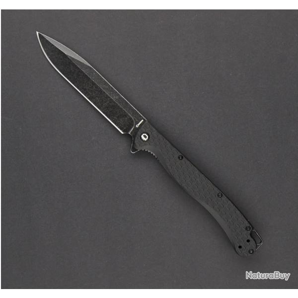 Couteau Daggerr Finka Black Lame Acier 8Cr14MoV Blk Manche FRN Liner Lock DGRFKFBKBW