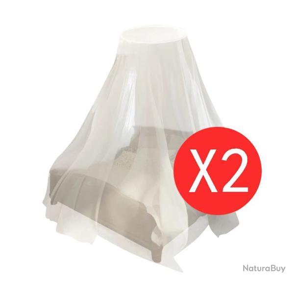 Moustiquaire ronde x2 56 x 325 x 230 cm - Anti-insectes, d�coration romantique, confort �t�
