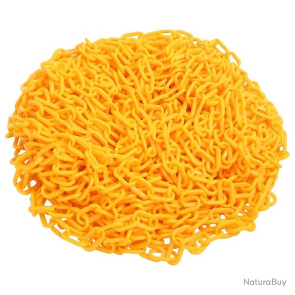 Cha�ne d'avertissement Jaune 100 m �8 mm Plastique