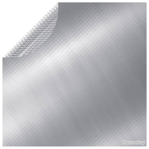Couverture de piscine Argent 488 cm PE