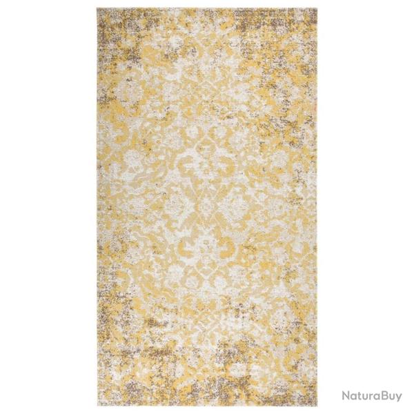 Tapis  tissage plat d'extrieur 115x170 cm Jaune