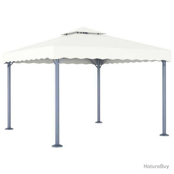 Tonnelle 300x300 cm Crme Aluminium