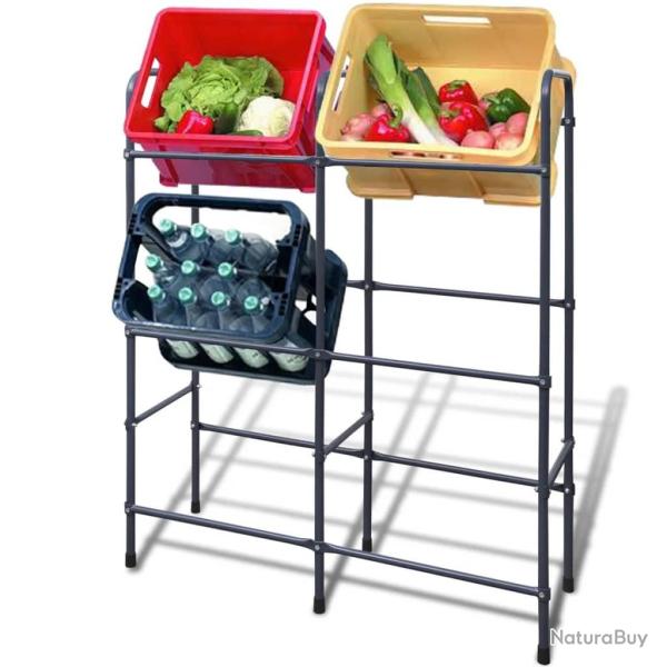 tagre pour 6 caisses en acier